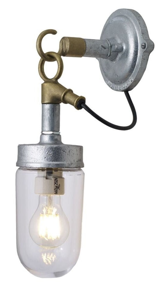 Well Glass Wall Light 7679 - Davey Lighting - Outdoor Lights - Clear Glass - HORNE