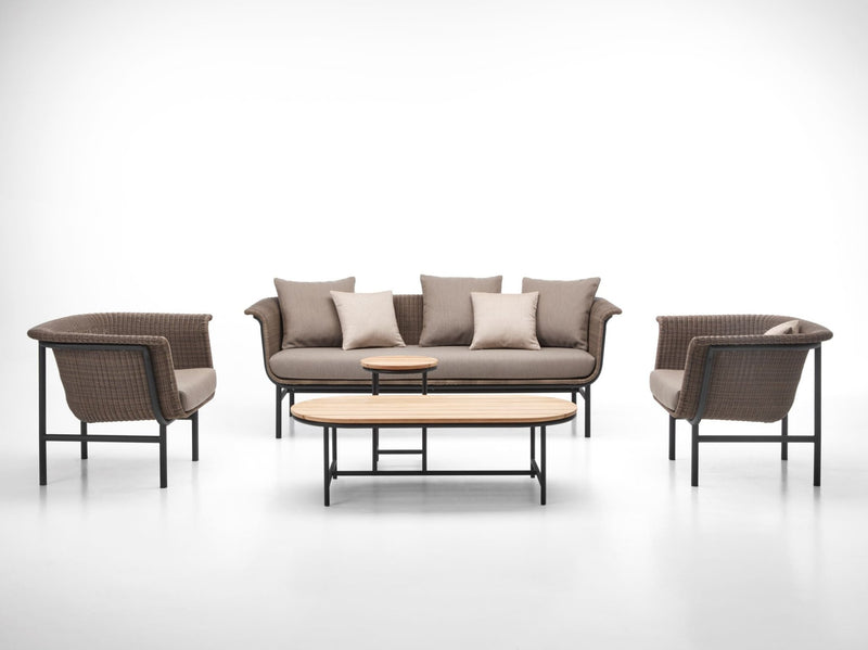 Wicked Lounge Sofa 3 - Seater - Vincent Sheppard - Outdoor Furniture - Taupe - HORNE