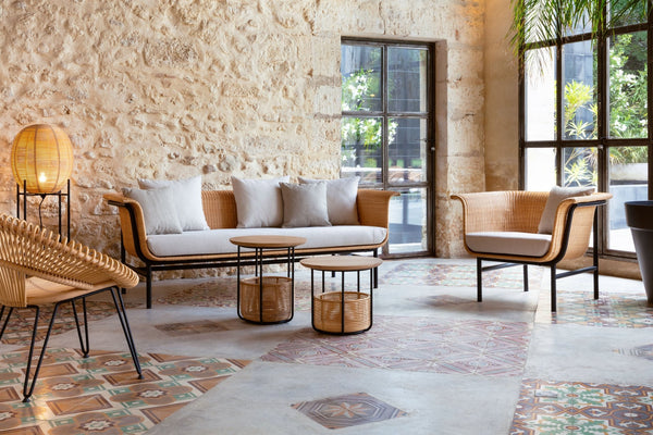 Wicked Rattan Lounge Sofa 3 - Seater - Vincent Sheppard - Sofas - HORNE