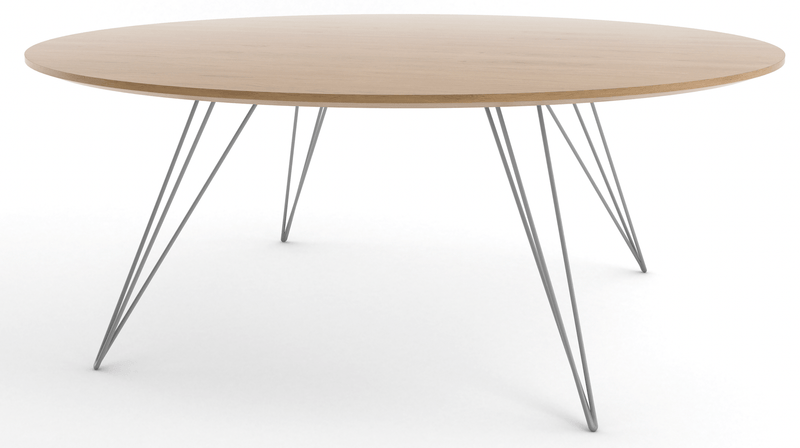 Williams Coffee Table - Large Oval - Tronk - Tables + Desks - Maple - Blood Red - HORNE