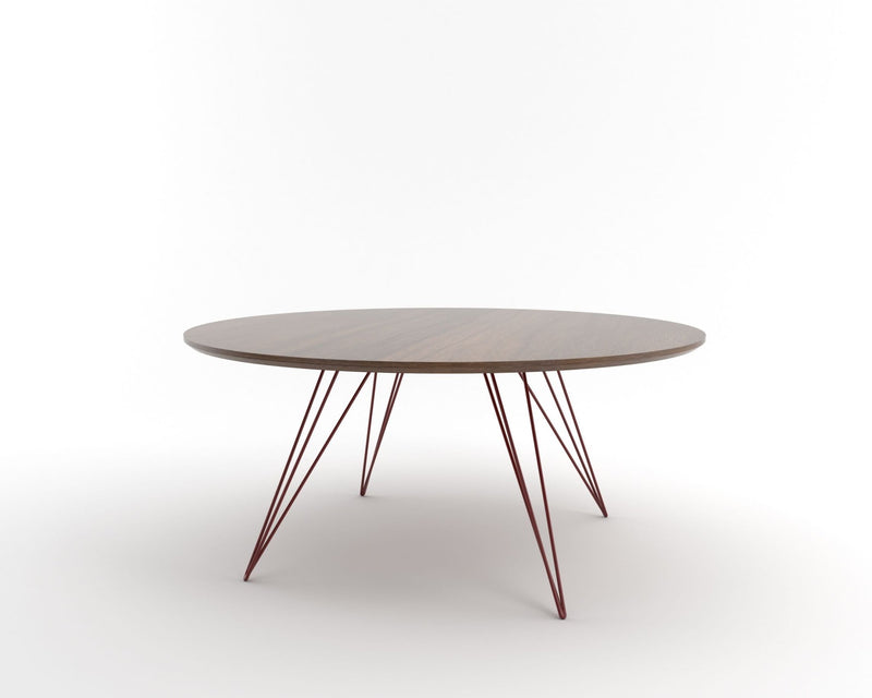 Williams Coffee Table - Large Oval - Tronk - Tables + Desks - Maple - Blood Red - HORNE