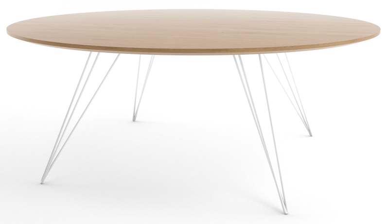 Williams Coffee Table - Large Oval - Tronk - Tables + Desks - Maple - Blood Red - HORNE