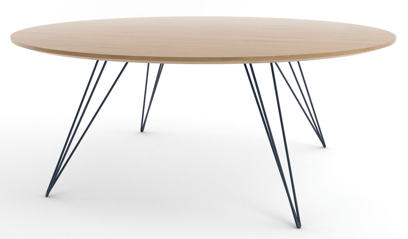 Williams Coffee Table - Large Oval - Tronk - Tables + Desks - Maple - Blood Red - HORNE