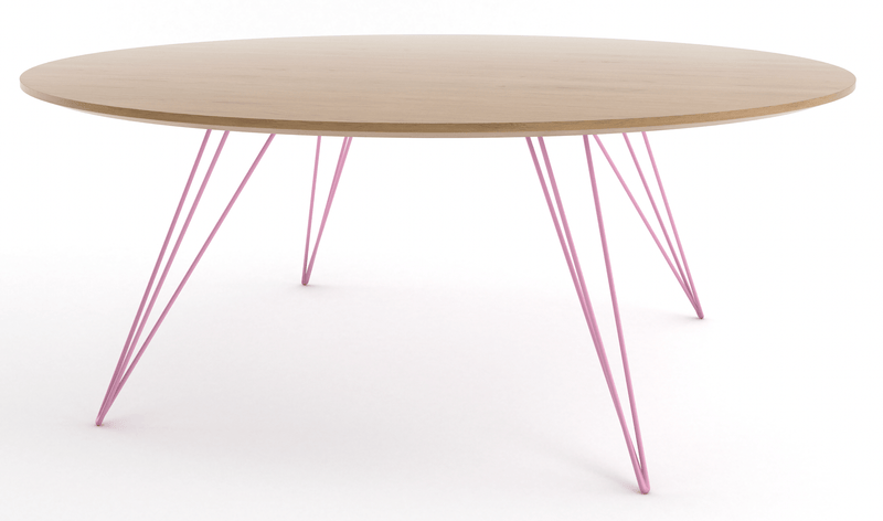 Williams Coffee Table - Large Oval - Tronk - Tables + Desks - Maple - Blood Red - HORNE