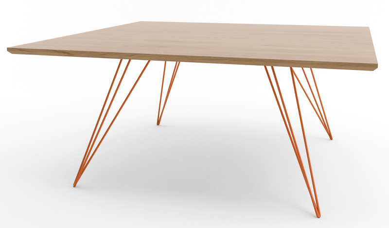 Williams Coffee Table - Large Rectangle - Tronk - Tables + Desks - Maple - Blood Red - HORNE