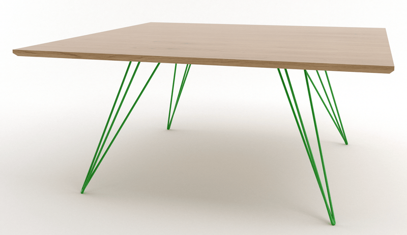 Williams Coffee Table - Large Rectangle - Tronk - Tables + Desks - Maple - Blood Red - HORNE