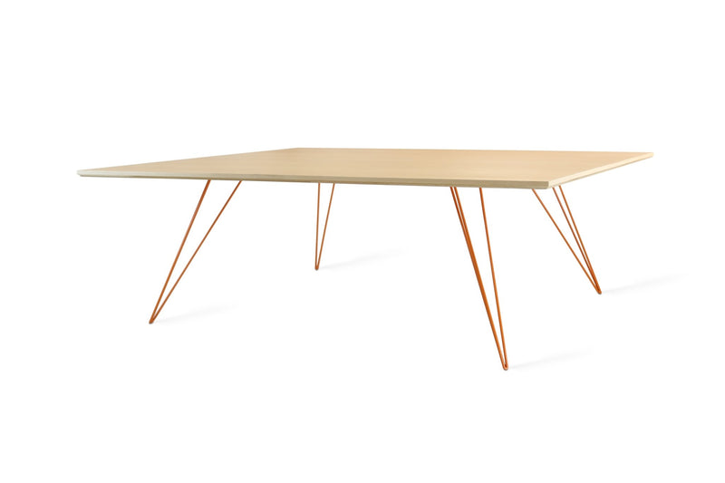 Williams Coffee Table - Large Rectangle - Tronk - Tables + Desks - Maple - Blood Red - HORNE