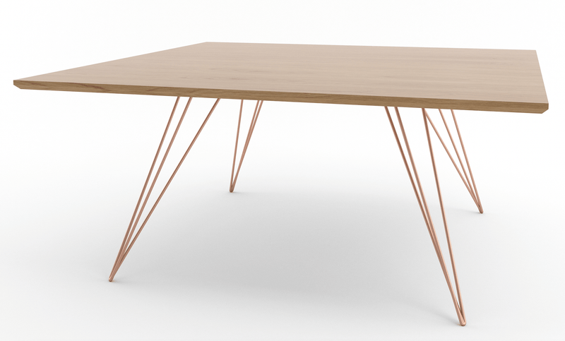 Williams Coffee Table - Large Rectangle - Tronk - Tables + Desks - Maple - Blood Red - HORNE