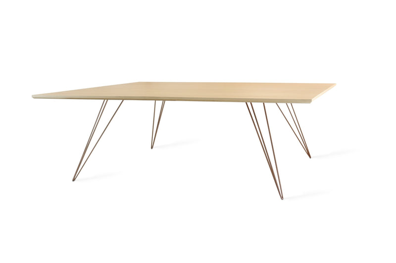 Williams Coffee Table - Large Rectangle - Tronk - Tables + Desks - Maple - Blood Red - HORNE