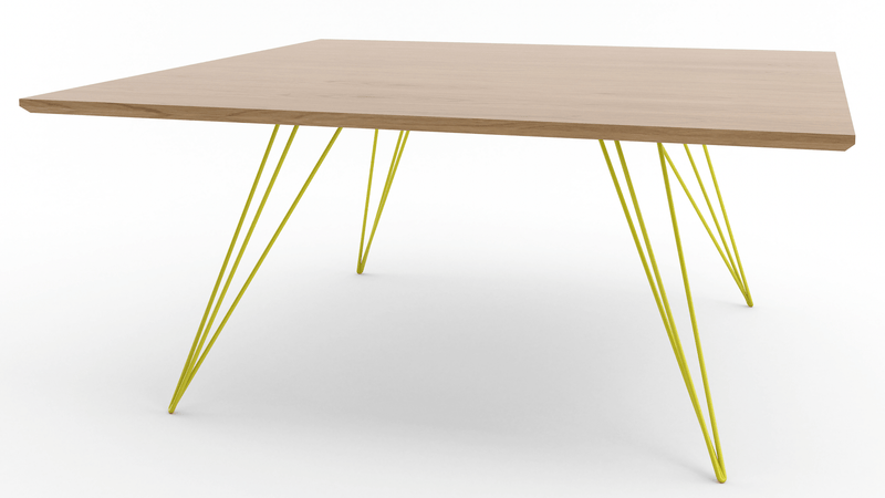 Williams Coffee Table - Large Rectangle - Tronk - Tables + Desks - Maple - Blood Red - HORNE