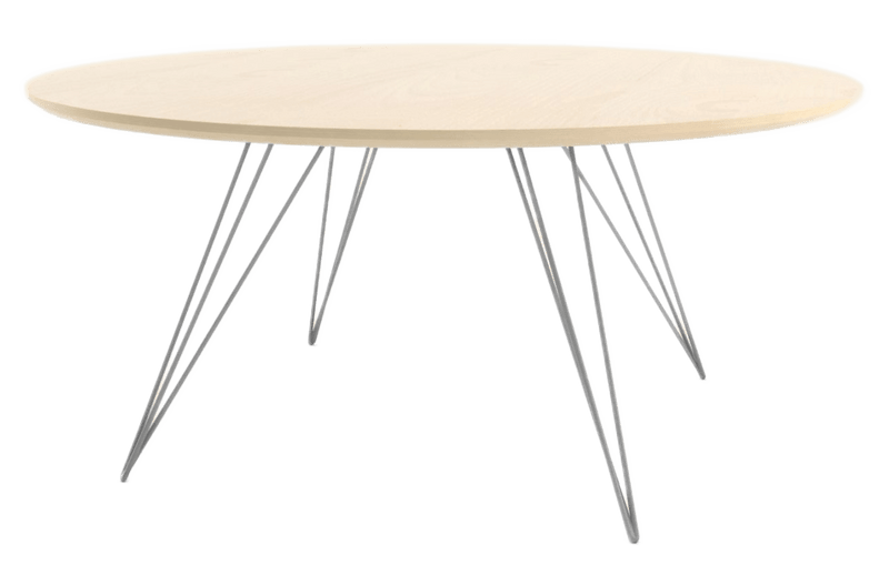 Williams Coffee Table - Small Circle - Tronk - Tables + Desks - Walnut - Brassy Gold - HORNE