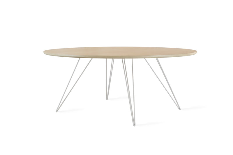 Williams Coffee Table - Small Oval - Tronk - Tables + Desks - Maple - Blood Red - HORNE