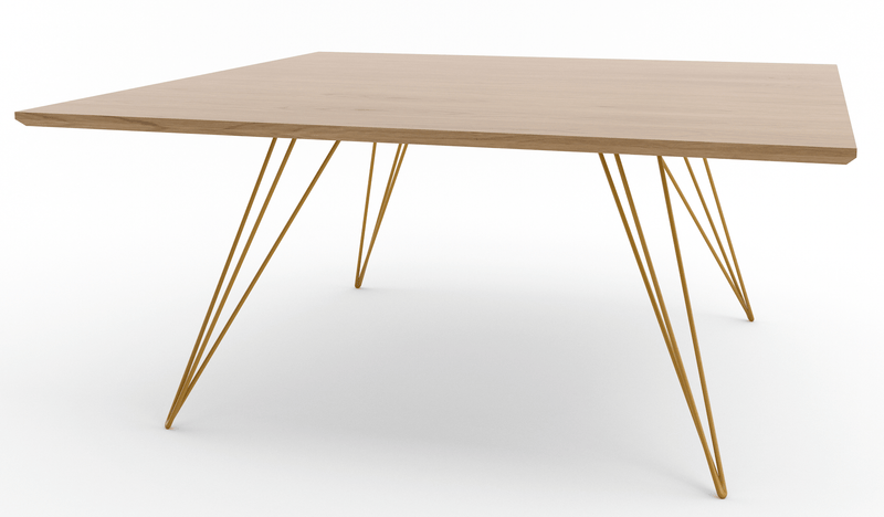 Williams Coffee Table - Small Rectangle - Tronk - Tables + Desks - Maple - Blood Red - HORNE