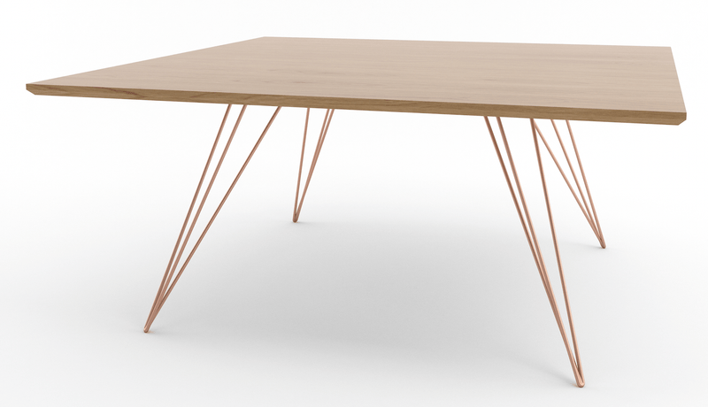 Williams Coffee Table - Small Rectangle - Tronk - Tables + Desks - Maple - Blood Red - HORNE