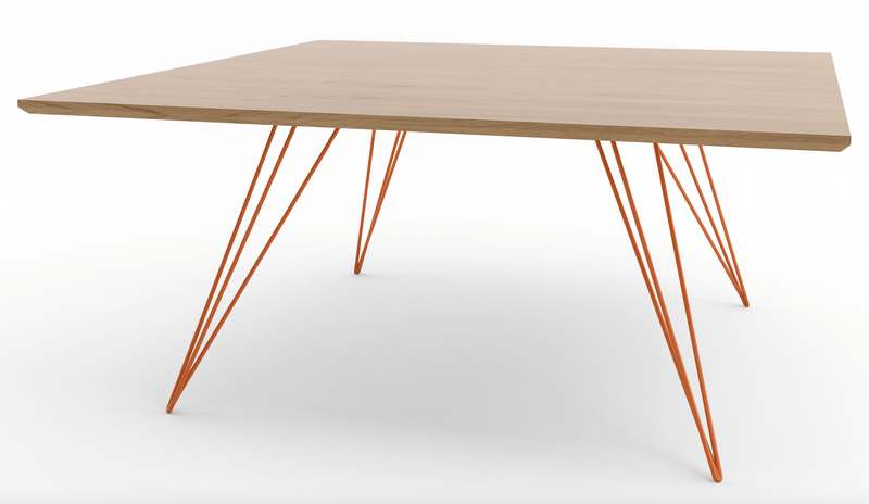 Williams Coffee Table - Small Rectangle - Tronk - Tables + Desks - Maple - Blood Red - HORNE