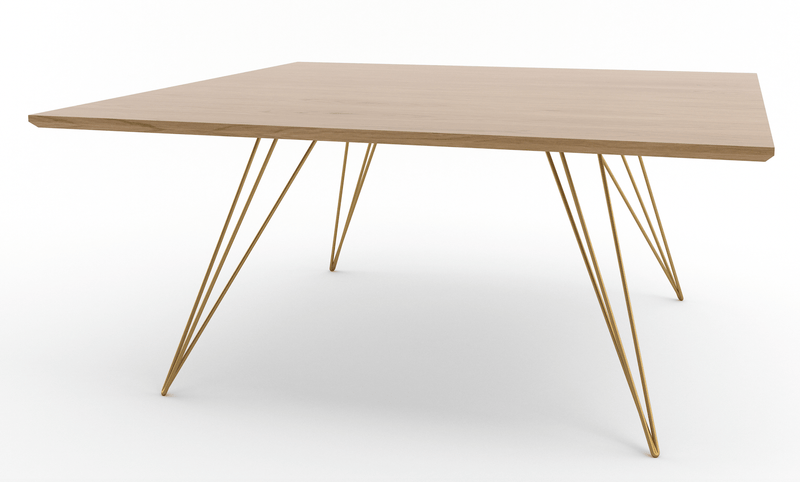 Williams Coffee Table - Small Rectangle - Tronk - Tables + Desks - Maple - Blood Red - HORNE