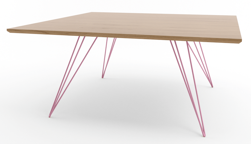 Williams Coffee Table - Small Square - Tronk - Tables + Desks - Maple - Blood Red - HORNE