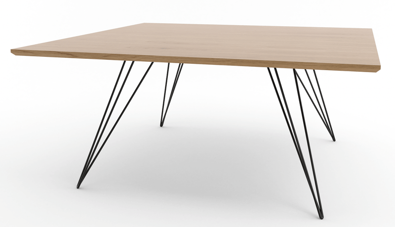 Williams Coffee Table - Small Square - Tronk - Tables + Desks - Maple - Blood Red - HORNE