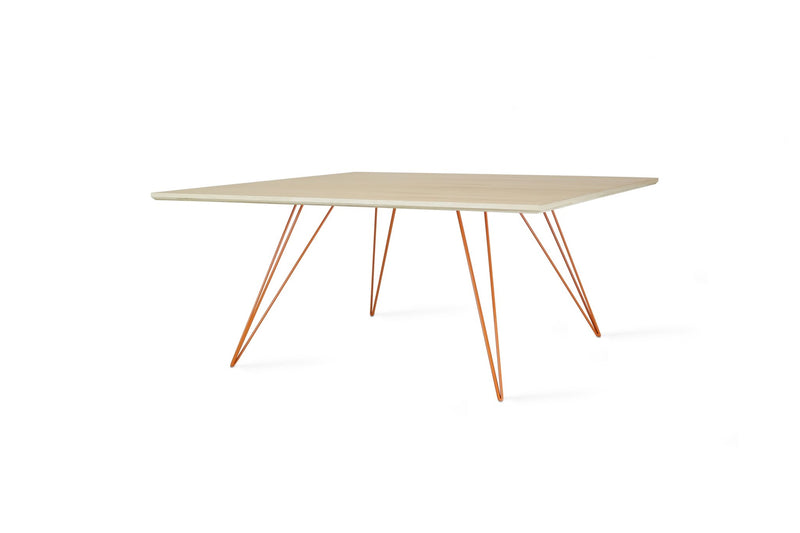 Williams Coffee Table - Small Square - Tronk - Tables + Desks - Maple - Blood Red - HORNE