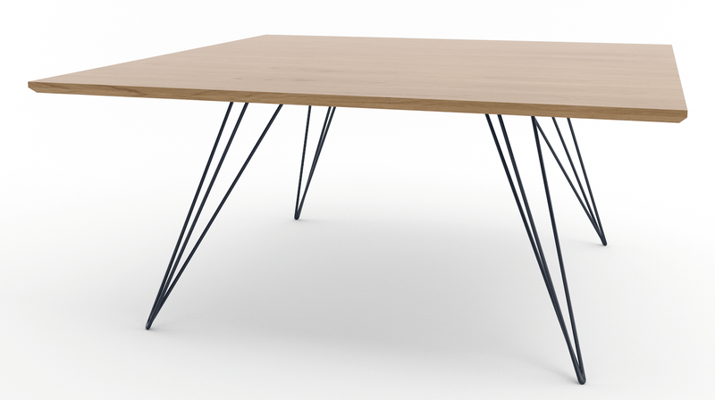 Williams Coffee Table - Small Square - Tronk - Tables + Desks - Maple - Blood Red - HORNE