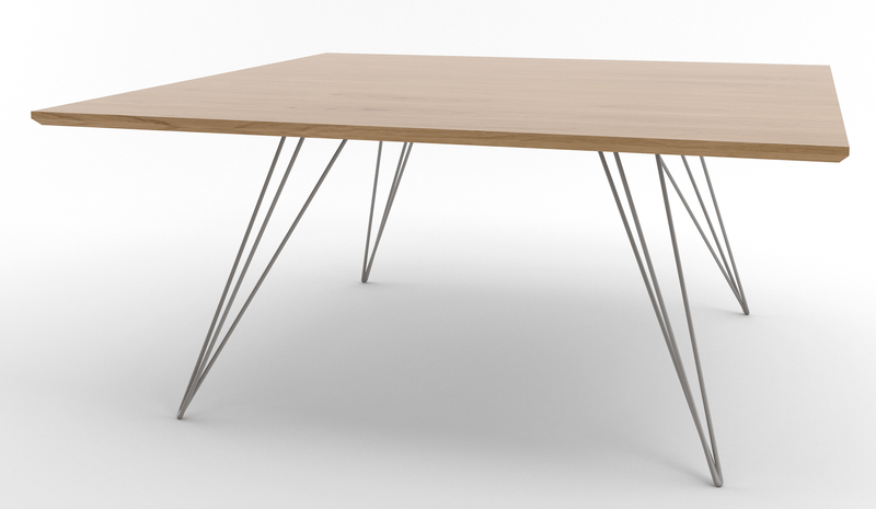 Williams Coffee Table - Small Square - Tronk - Tables + Desks - Maple - Blood Red - HORNE