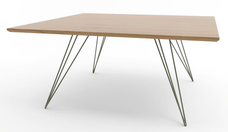 Williams Coffee Table - Small Square - Tronk - Tables + Desks - Maple - Blood Red - HORNE