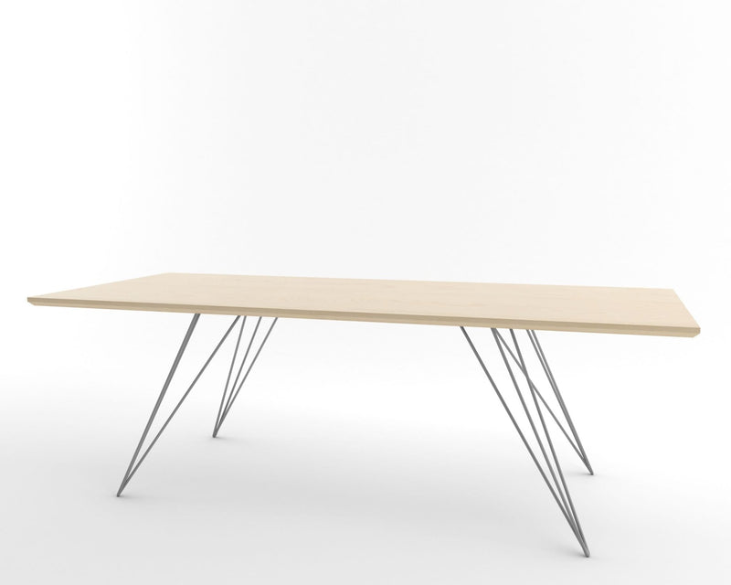 Williams Coffee Table - Thin Rectangle - Tronk - Tables + Desks - Maple - Blood Red - HORNE