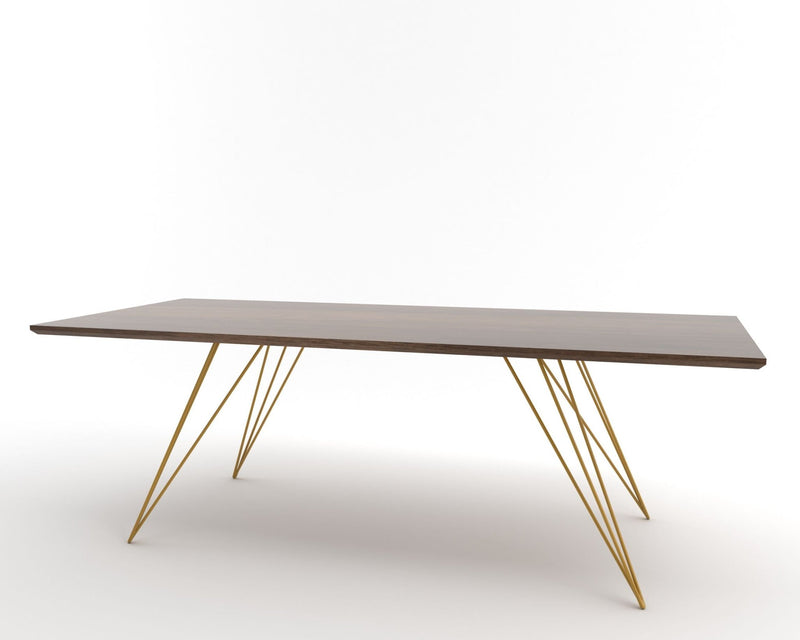 Williams Coffee Table - Thin Rectangle - Tronk - Tables + Desks - Maple - Blood Red - HORNE