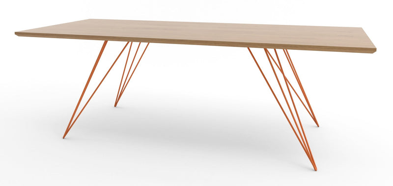 Williams Coffee Table - Thin Rectangle - Tronk - Tables + Desks - Maple - Blood Red - HORNE