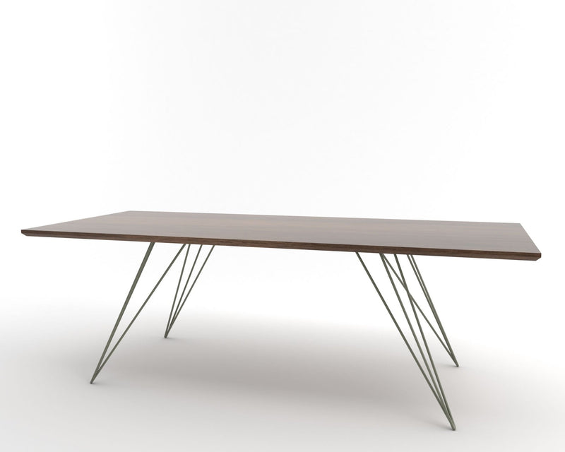 Williams Coffee Table - Thin Rectangle - Tronk - Tables + Desks - Maple - Blood Red - HORNE