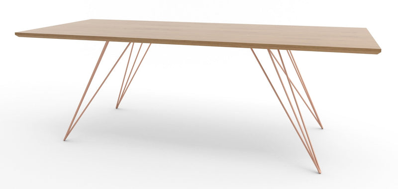 Williams Coffee Table - Thin Rectangle - Tronk - Tables + Desks - Maple - Blood Red - HORNE