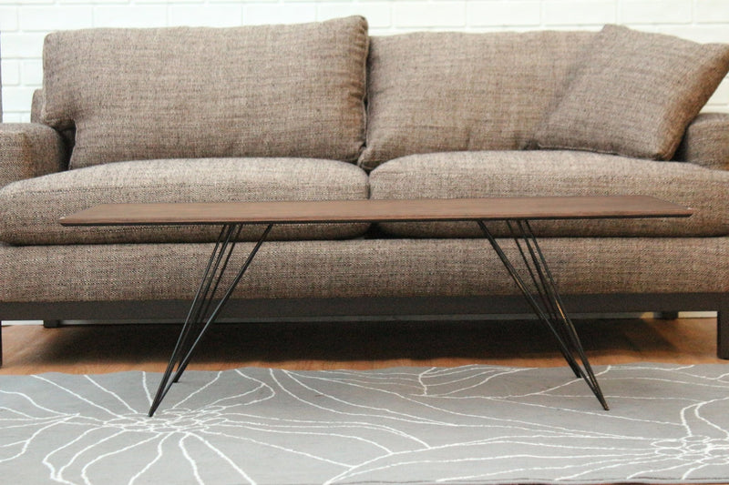 Williams Coffee Table - Thin Rectangle - Tronk - Tables + Desks - Maple - Blood Red - HORNE