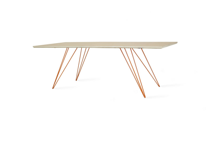 Williams Coffee Table - Thin Rectangle - Tronk - Tables + Desks - Maple - Blood Red - HORNE