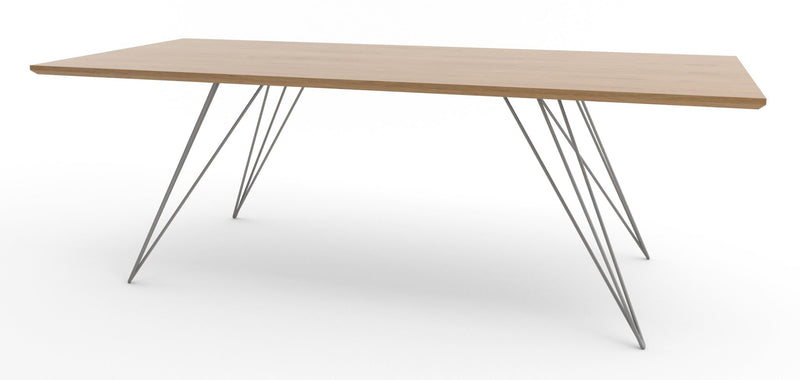 Williams Coffee Table - Thin Rectangle - Tronk - Tables + Desks - Maple - Blood Red - HORNE