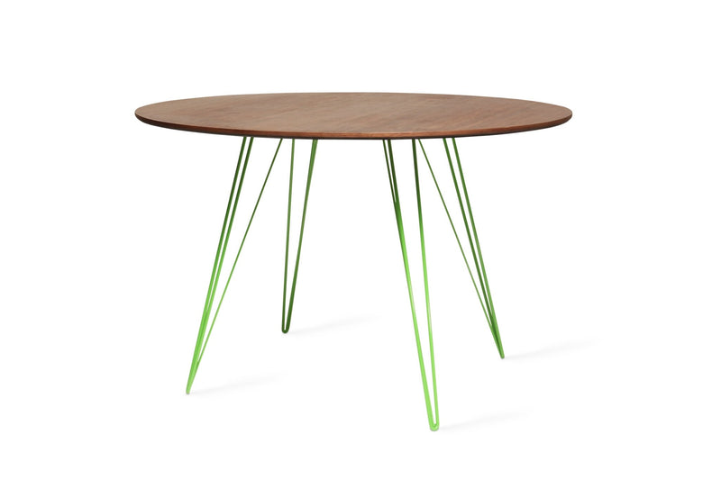 Williams Dining Table - Large Circle - Tronk - Tables + Desks - Maple - Blood Red - HORNE