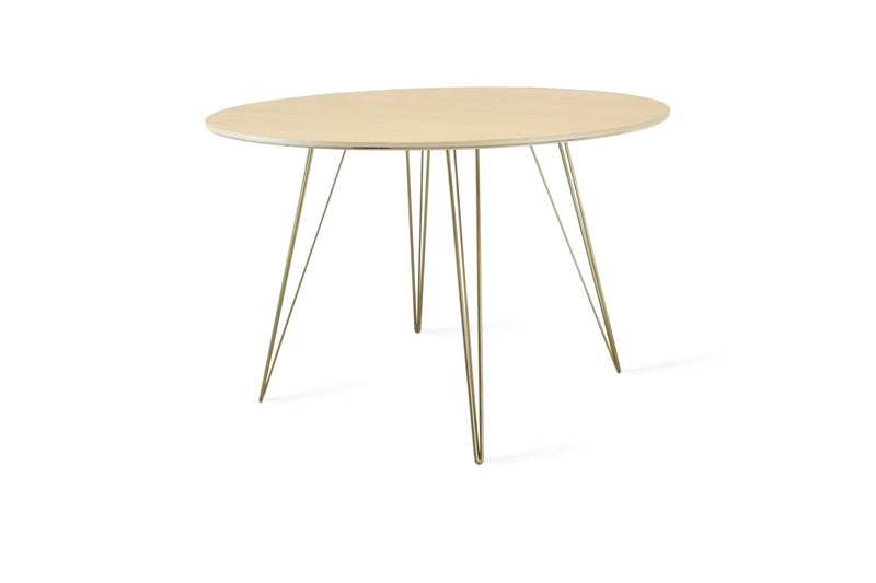 Williams Dining Table - Large Circle - Tronk - Tables + Desks - Maple - Blood Red - HORNE