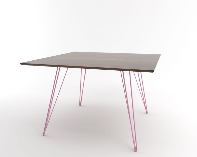 Williams Dining Table - Large Square - Tronk - Tables + Desks - Maple - Blood Red - HORNE