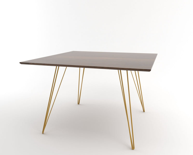 Williams Dining Table - Large Square - Tronk - Tables + Desks - Maple - Blood Red - HORNE