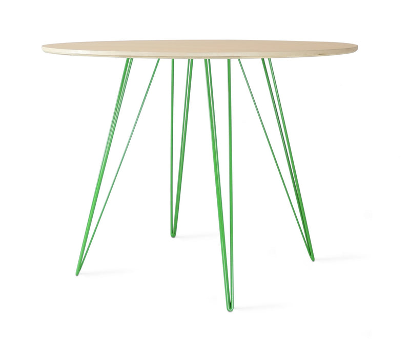 Williams Dining Table - Small Circle - Tronk - Tables + Desks - Maple - Blood Red - HORNE