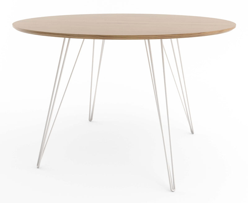 Williams Dining Table - Small Circle - Tronk - Tables + Desks - Maple - Blood Red - HORNE