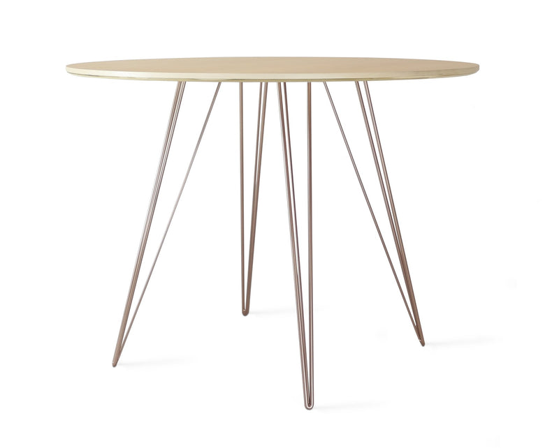 Williams Dining Table - Small Circle - Tronk - Tables + Desks - Maple - Blood Red - HORNE