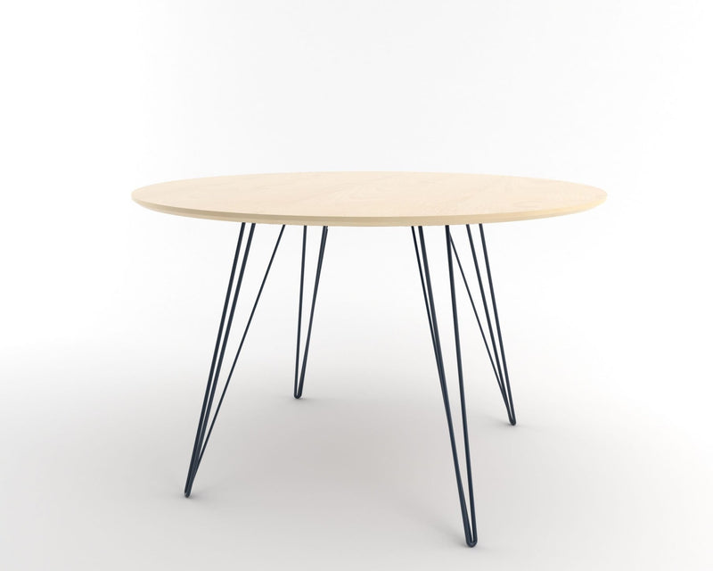 Williams Dining Table - Small Circle - Tronk - Tables + Desks - Maple - Blood Red - HORNE