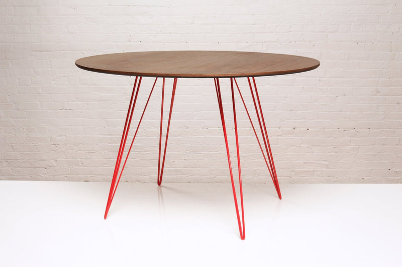 Williams Dining Table - Small Oval - Tronk - Tables + Desks - Maple - Blood Red - HORNE