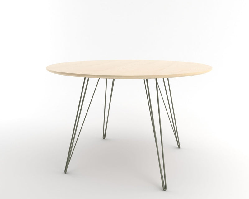 Williams Dining Table - Small Oval - Tronk - Tables + Desks - Maple - Blood Red - HORNE