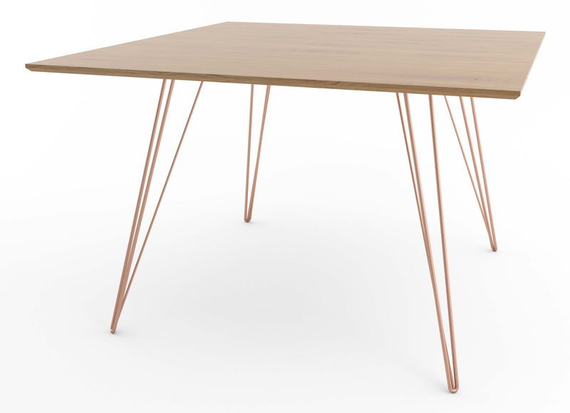 Williams Dining Table - Small Rectangle - Tronk - Tables + Desks - Maple - Blood Red - HORNE