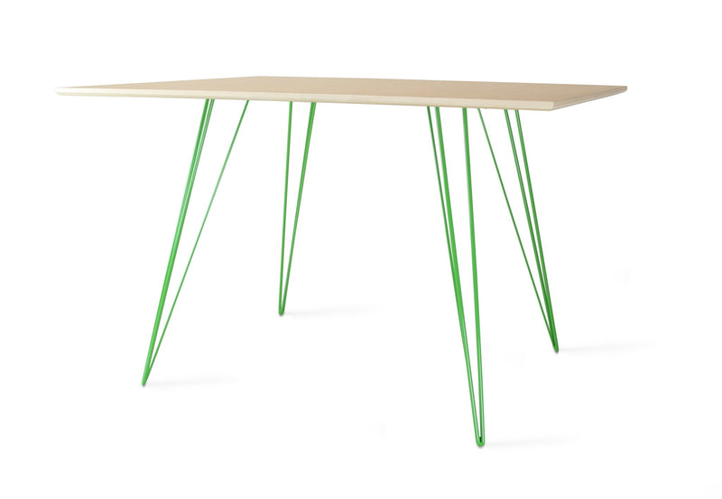 Williams Dining Table - Small Rectangle - Tronk - Tables + Desks - Maple - Blood Red - HORNE