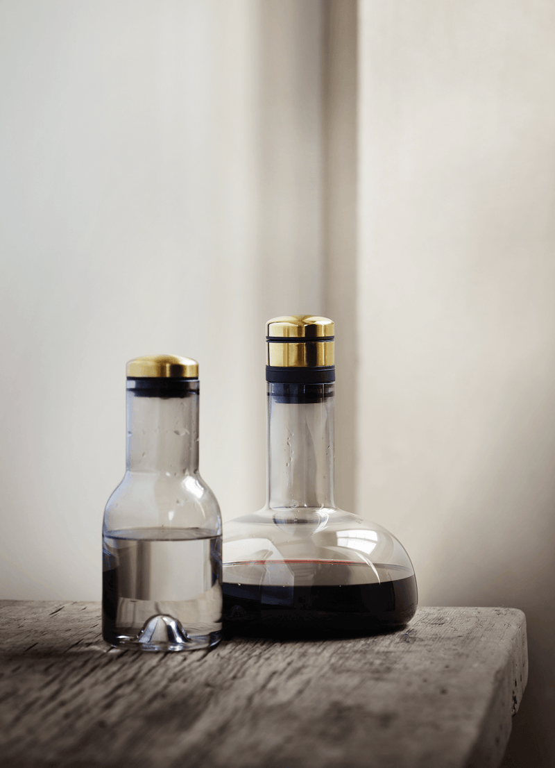 Wine Breather Carafe Original - Audo Copenhagen - Barware - Clear / Steel - HORNE