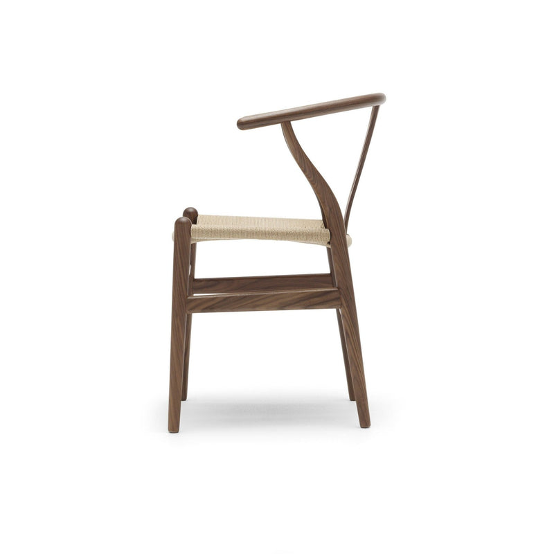Wishbone Curved Paper Cord and Wood Chair