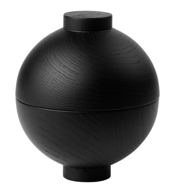 Wooden Sphere - Kristina Dam - Art + Objects - Large - Black Oak - HORNE