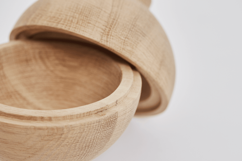 Wooden Sphere - Kristina Dam - Art + Objects - Large - Natural Oak - HORNE